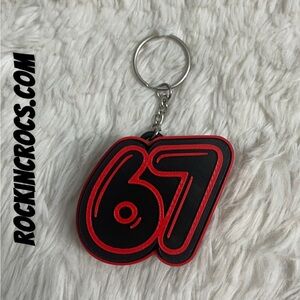 67 Fidget Keychain
